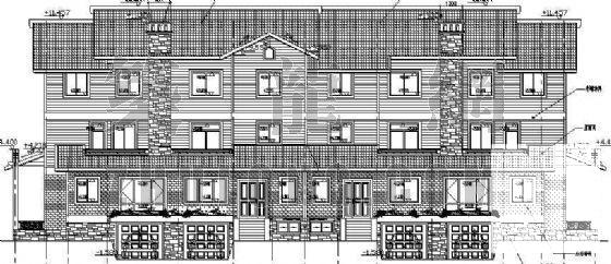 西湖别墅单体建筑CAD图纸 - 2