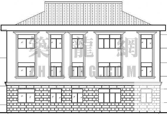 小型别墅建筑设计CAD图纸 - 1