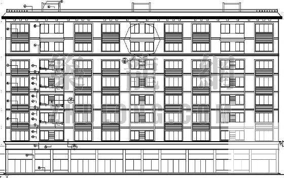 框架住宅楼建筑CAD施工图纸 - 1