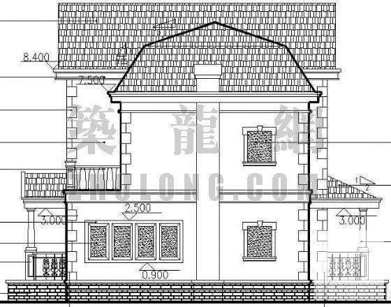 小别墅建筑CAD施工图纸 - 1