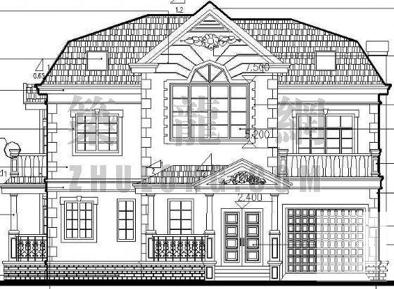 小别墅建筑CAD施工图纸 - 2