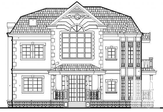 小别墅建筑CAD施工图纸 - 3