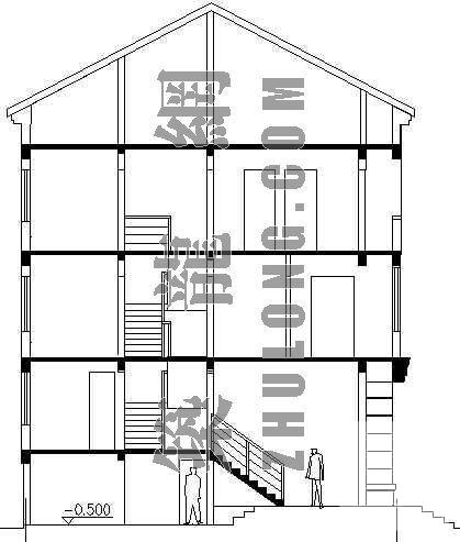 生态庭院农居建筑CAD图纸 - 1