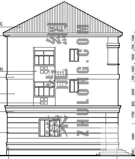 生态庭院农居建筑CAD图纸 - 3