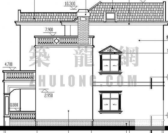 私人别墅建筑CAD施工图纸 - 3