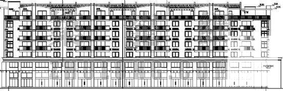 城市6层广电大楼建筑CAD施工图纸 - 1