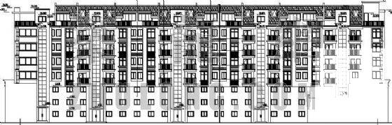 城市6层广电大楼建筑CAD施工图纸 - 3
