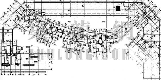 大型小区建筑CAD施工图纸 - 1
