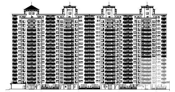 大型小区建筑CAD施工图纸 - 3