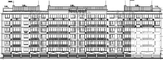 小区住宅楼2号楼建筑施工CAD图纸 - 1