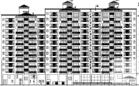 大型小区建筑CAD施工图纸 - 1