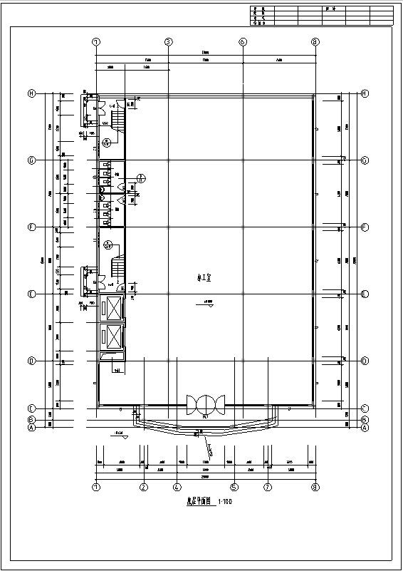 3套办公综合楼建筑设计CAD施工图纸 - 4