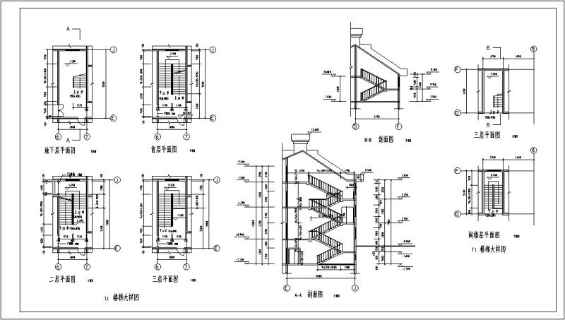 中式仿古多层接待中心建筑设计方案CAD施工图纸 - 3