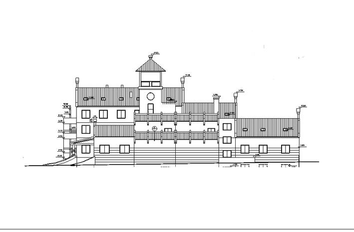 中式仿古多层接待中心建筑设计方案CAD施工图纸 - 4