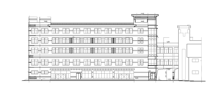 5层祥美大酒店建筑施工图（CAD图纸、框架剪力墙结构） - 3