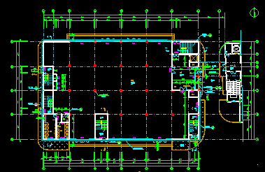5层祥美大酒店建筑施工图（CAD图纸、框架剪力墙结构） - 4