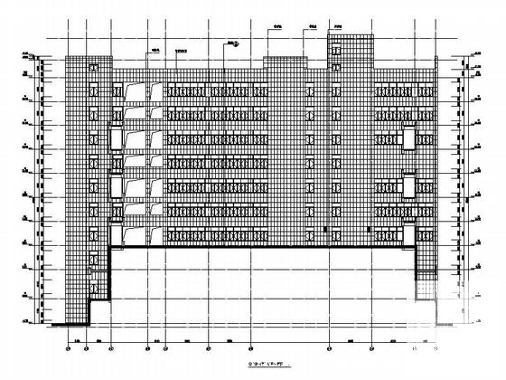 9层办公楼建筑施工CAD图纸（框架结构） - 3