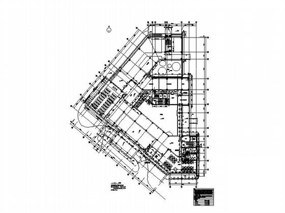 9层办公楼建筑施工CAD图纸（框架结构） - 4