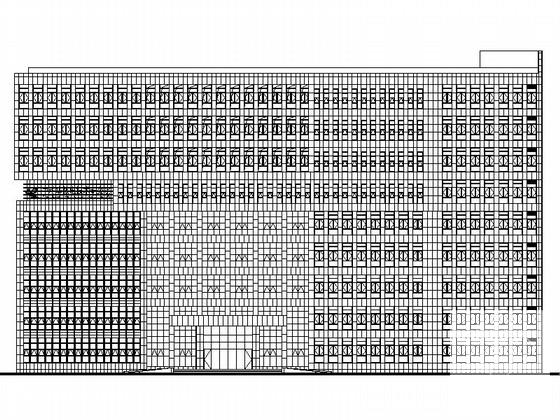 9层办公楼建筑施工CAD图纸（框架结构） - 5