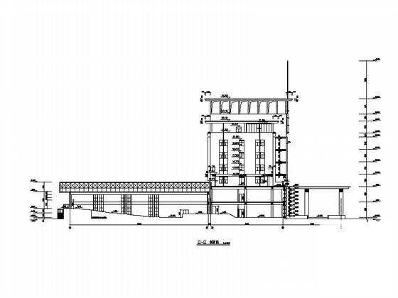 8层行政办公楼建筑施工CAD图纸 - 2