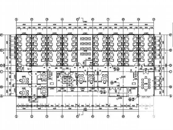 2层钢结构办公楼CAD施工图纸 - 3