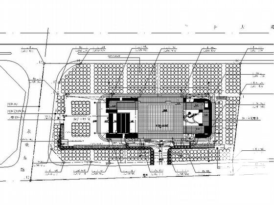 旅游服务中心5层办公楼建筑施工CAD图纸 - 2