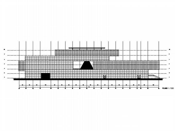 旅游服务中心5层办公楼建筑施工CAD图纸 - 4