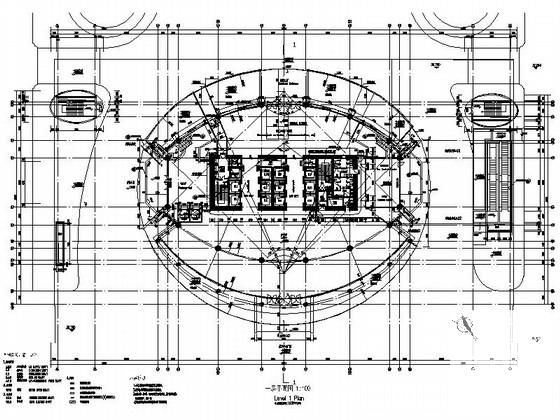 48层商务办公楼建筑施工CAD图纸 - 1