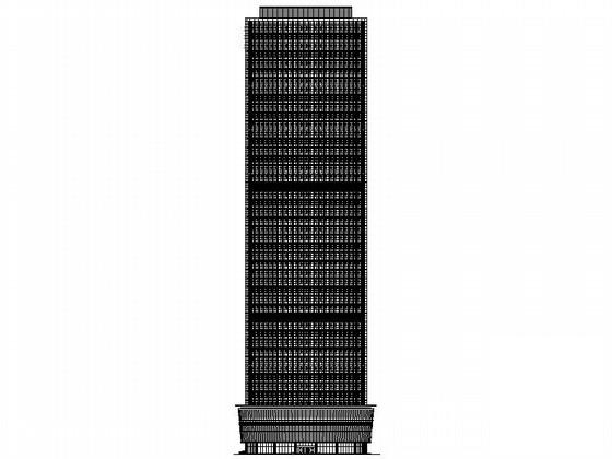 48层商务办公楼建筑施工CAD图纸 - 2