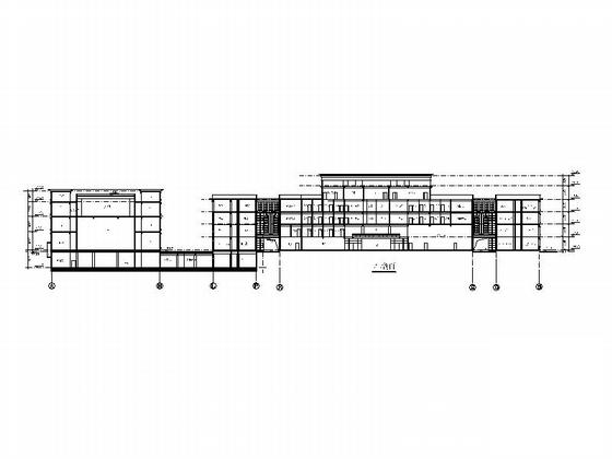5层欧式风格行政办公楼建筑方案设计CAD图纸 - 4