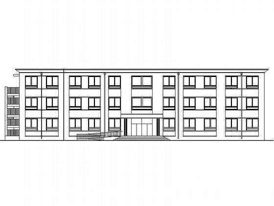 3层办公楼建筑方案设计CAD图纸 - 4