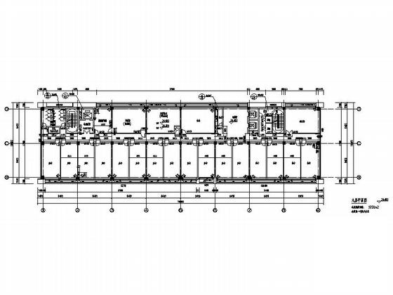 现代风格行政办公楼剪力墙结构10层办公楼建筑施工CAD图纸 - 1