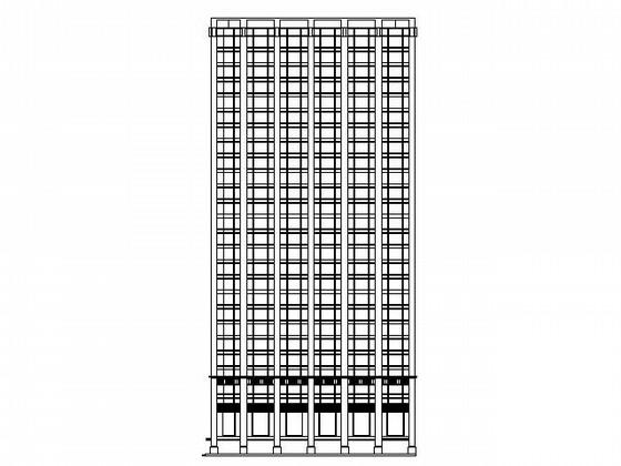 28层现代风格写字楼建筑方案设计(含8张图纸) - 3