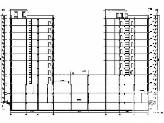 现代风格软件创业园11层商业综合体建筑施工方案(含26张图纸) - 1