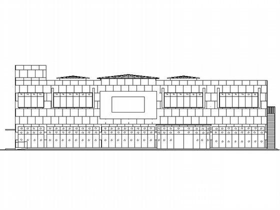 2层现代风格物流城接待中心建筑施工CAD图纸(节能设计) - 3
