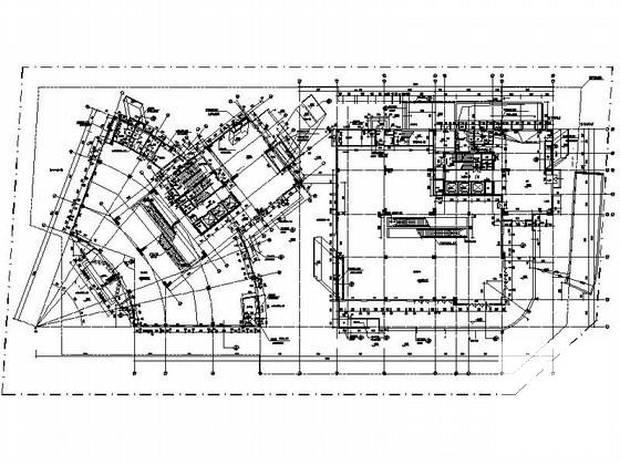 新古典欧陆风格20层办公楼建筑CAD施工图纸 - 1