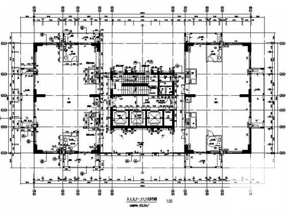新古典欧陆风格20层办公楼建筑CAD施工图纸 - 4