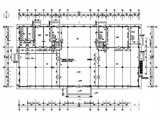 现代风格6层办公楼建筑施工CAD图纸(含16张图纸) - 2