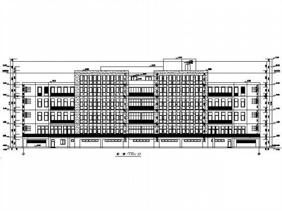 学校5层现代风格行政办公楼建筑方案设计CAD图纸 - 4