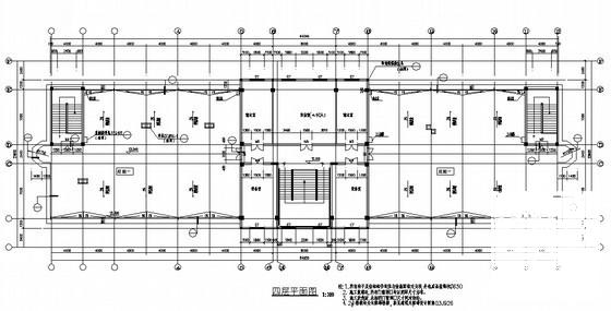 新古典欧陆风格3层综合办公楼建筑CAD施工图纸 - 5