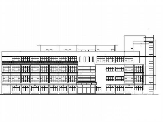 科技集团5层现代风格研发中心建筑扩初CAD图纸 - 4