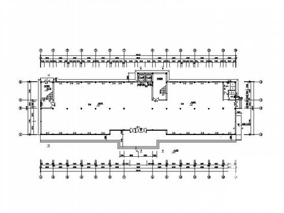 6层现代风格企业办公楼生产管理用房建筑施工CAD图纸 - 3
