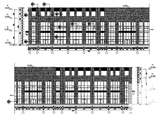 29层新古典欧陆风格办公大楼外立面装饰建筑施工CAD图纸 - 3