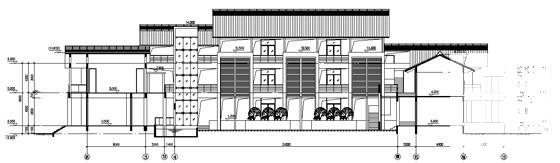 2层中式风格庭院式办公楼建筑施工方案(21张图纸) - 2