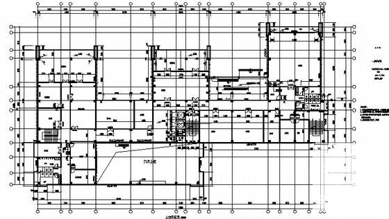电力公司现代风格4层框架结构办公楼建筑施工CAD图纸 - 4