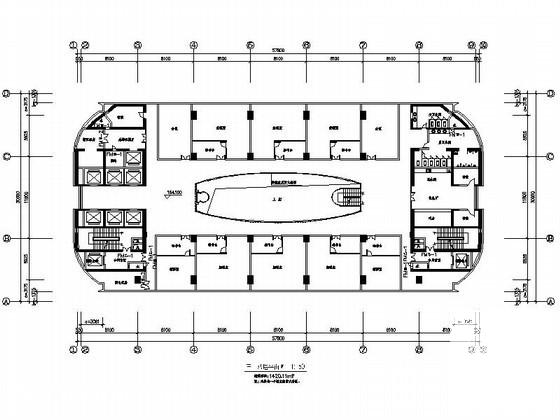网络公司现代风格39层办公楼建筑CAD施工图纸 - 1
