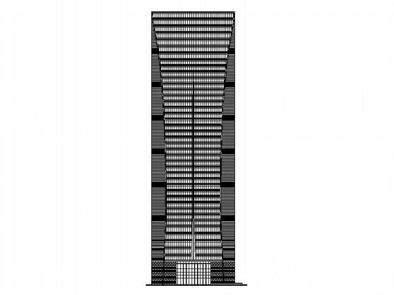 网络公司现代风格39层办公楼建筑CAD施工图纸 - 3