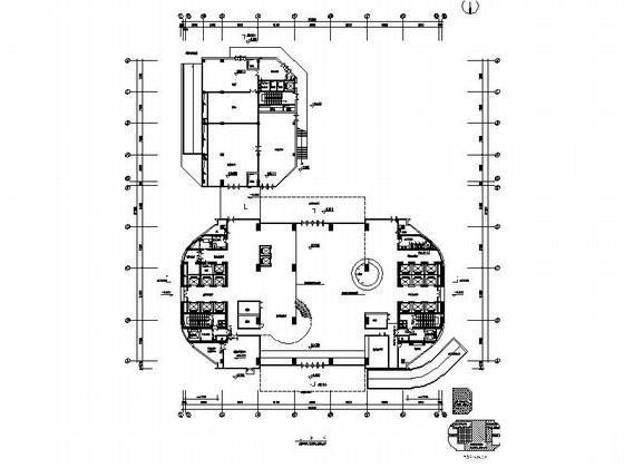 网络公司现代风格39层办公楼建筑CAD施工图纸 - 4