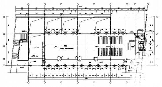 2层中式风格综合楼1号楼建筑CAD施工图纸 - 5