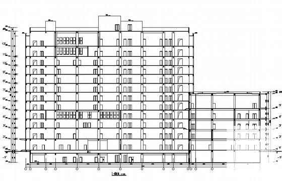 现代风格法院办公楼建筑CAD施工图 - 1